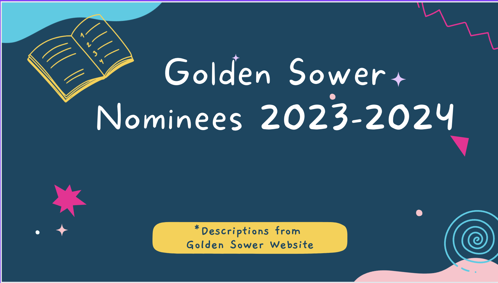 Golden Sower 2024 Chapter Books